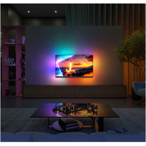 Philips Smart TV 77OLED910/12 seria OLED910/12 194cm 4K UHD HDR Ambilight pe 4 laturi