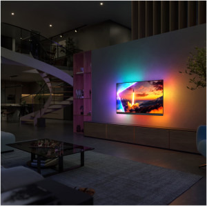 Philips Smart TV 55OLED910/12 seria OLED910/12 139cm 4K UHD HDR Ambilight pe 4 laturi