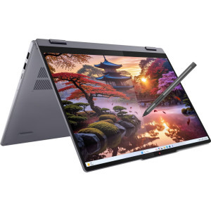 Lenovo 16'' IdeaPad 5 2-in-1 16AKP10, WUXGA IPS Touch, Procesor AMD Ryzen™ Al 7 350 (16M Cache, up to 5.0 GHz), 16GB LPDDR5X, 1TB SSD, AMD Radeon 860M, No OS, Luna Grey