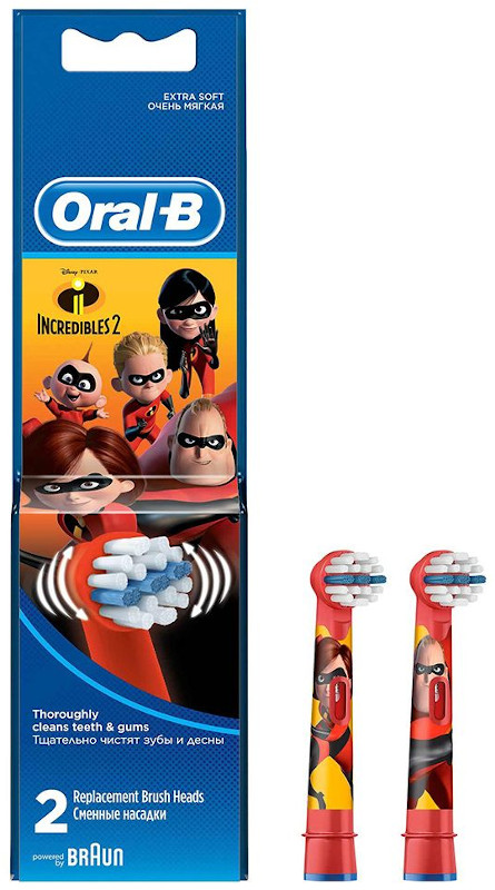 Oral-B Rezerva periuta de dinti electrica The Incredibles, 2 buc