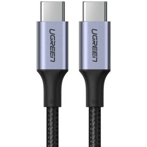 Ugreen US316, USB-C Male la USB-C Male, 100 W, 1.5 m, Black