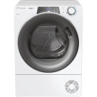 Uscator de rufe Candy RPE H8A2TRE-S, Pompa de caldura, 8 kg, Clasa E, Easy Case, Dry Sensor, Kilo Detector, Alb