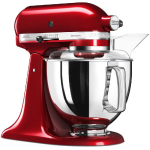 KitchenAid Mixer cu bol Artisan 5KSM175PSECA, 300 W, Candy Apple, 4.8L, Rosu