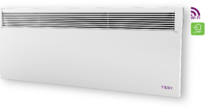 Tesy Convector de perete CN 031 300 EI CLOUD W, 3000 W, Control prin internet, Alb