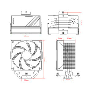 ID-Cooling A410 ARGB White