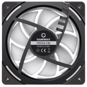 Gamemax FN12A-C8I ARGB 120mm Black