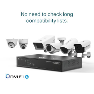 TP-LINK VIGI NVR1008H8P 8 Canale