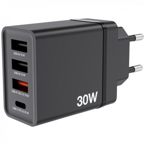 Verbatim CHR-30EU1 1x USB-C, 3x USB, 30W
