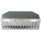 Hota incorporabila Turbionaire integrata THC75BPS, Putere de absorbtie 800 m3/h, Clasa A++, Iluminare LED, Filtre Baffle, Colector de grasimi, 75 cm, Inox