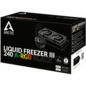 Cooler CPU ARCTIC AC Liquid Freezer III 240 ARGB Black - PC Garage