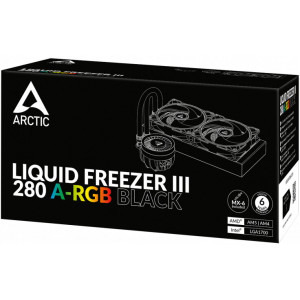 Cooler CPU ARCTIC AC Liquid Freezer III 280 ARGB Black - PC Garage