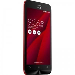 ASUS Zenfone 2 ZE500CL, Dual Core, 16GB, 2GB RAM, Single SIM, 4G, Red