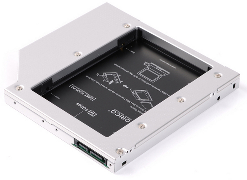 Adaptor HDD Caddy Orico HDD/SSD L95SS, pentru unitati optice de tipul 9.5 mm