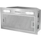 Hota incorporabila Turbionaire integrata TLN50S, Capacitate de absorbtie 430 m3/h, Clasa C, 3 viteze, 1 motor, 50 cm, Inox