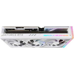 Placa video ASUS GeForce RTX 4090 ROG STRIX White O24G 24GB GDDR6X