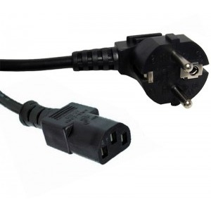 Cablu componente Gembird Schuko Male - IEC 320 C13 Female, 5m, negru