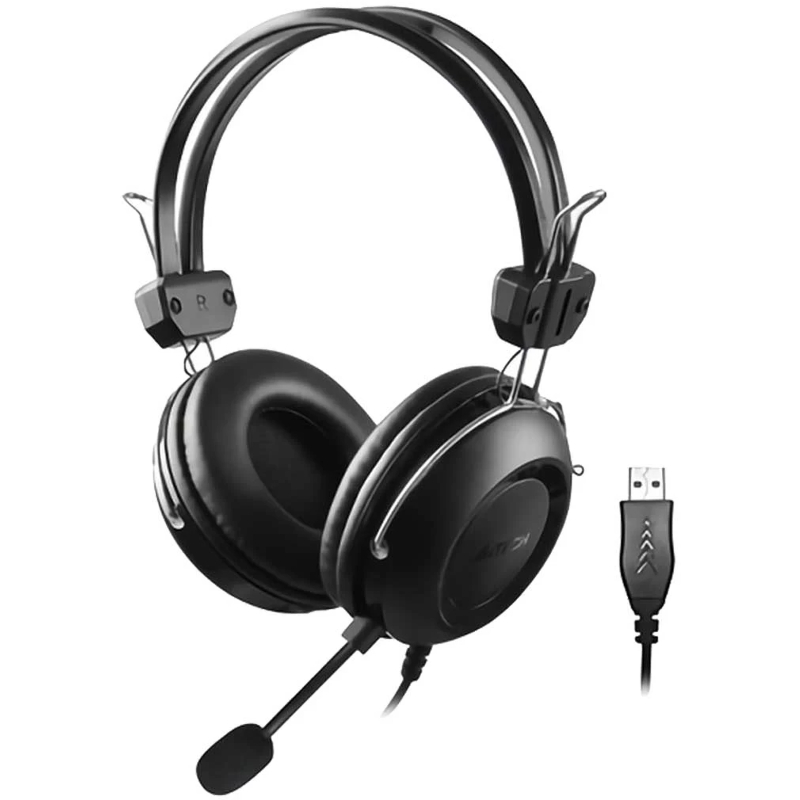 Casti A4Tech On-Ear, HU-35 Black