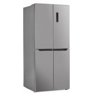 Heinner HSBS-H421MNFXE++, 421 L, Total No Frost, Display, Control electronic, Super congelare, Iluminare LED, Clasa E, 180 cm, Inox