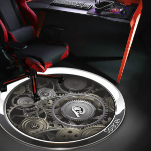 Spacer Floor Mat Clock