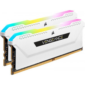 Corsair Vengeance RGB PRO SL White 32GB DDR4 3200MHz CL16 Quad Channel Kit