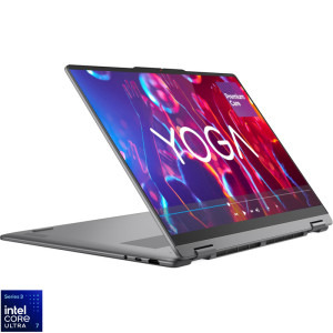 Lenovo 16'' Yoga 7 2-in-1 16IPH11, WUXGA OLED Touch, Procesor Intel® Core™ Ultra 7 355 (12M Cache, up to 4.70 GHz), 24GB LPDDR5X, 1TB SSD, Intel Graphics, Win 11 Pro, Luna Grey, 3Yr Onsite Premium Care