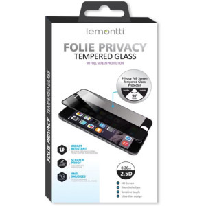 Lemontti Sticla Privacy Full Fit pentru Galaxy S25 Plus Black