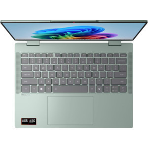 Lenovo 14'' IdeaPad 5 2-in-1 14AGP11, WUXGA OLED Touch, Procesor AMD Ryzen™ AI 7 445 (8M Cache, up to 4.60 GHz), 16GB DDR5, 1TB SSD, AMD Radeon 840M, No OS, Breeze Moss