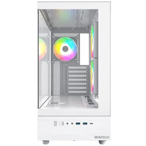 Gaming BALAUR Ultra Alb, Intel Core Ultra 5 225F 3.3GHz, 32GB DDR5, 1TB SSD, RTX 5060 8GB GDDR7, Iluminare RGB