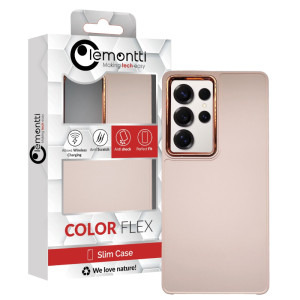 Lemontti Capac protectie spate Frame Pink pentru Galaxy S25 Ultra