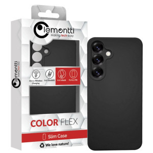 Lemontti Capac protectie spate Silicon Soft Slim Black pentru Galaxy S25