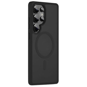 Lemontti Capac protectie spate EliteGuard Magnetic Black pentru Galaxy S25 Ultra