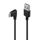 Cablu de date / adaptor LINDY USB Male la USB-C Male, 1m, Black