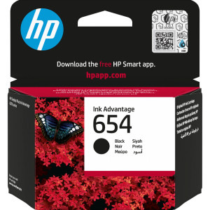 HP Cartus 654 Black