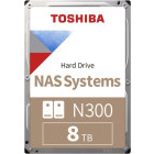 Hard disk Toshiba N300 NAS 8TB SATA-III 7200RPM 512MB