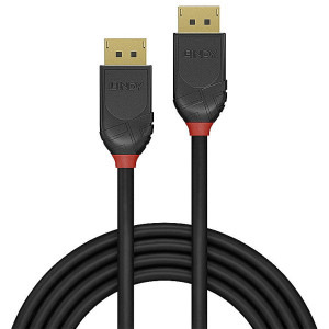 LINDY DisplayPort Male - DisplayPort Male, v2.0, 3m, negru