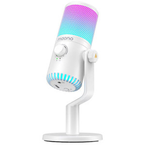 Microfon Maono DM30 RGB White