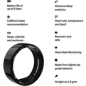 Ultrahuman Ring AIR, Aster Black 7