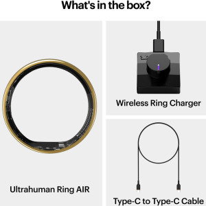 Ultrahuman Ring AIR, Bionic Gold 9