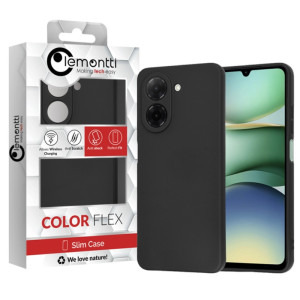 Lemontti Capac protectie spate Silicon Soft Slim Black pentru Redmi A5 4G