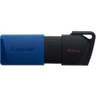 Memorie externa Kingston DataTraveler Exodia M 64GB USB 3.2 Gen 1 Black/Blue 2buc