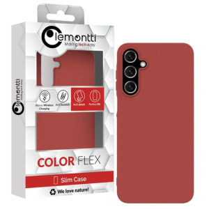Lemontti Capac protectie spate Silicon Silky Red pentru Galaxy A16