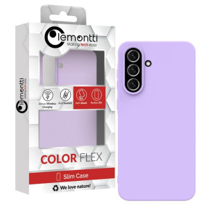 Lemontti Capac protectie spate Silicon Silky Purple pentru Galaxy A36
