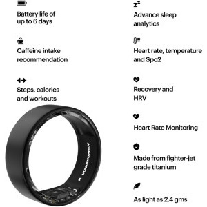 Ultrahuman Ring AIR, Matt Grey 12