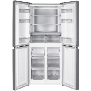 Tesla RM4700FHBE, 466 L, Clasa E, Total No Frost, Inverter, Metal Cooling, Multi Air Flow, Control electronic, 180 cm, Negru