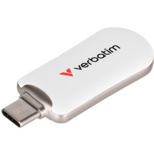 Verbatim Plectra 64GB USB-C 3.2 Gen 1 White