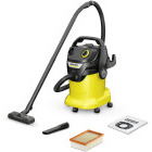 Aspirator Karcher KWD 5 V-25/5/22, cu sac, 1200W, 25L, Galben/Negru