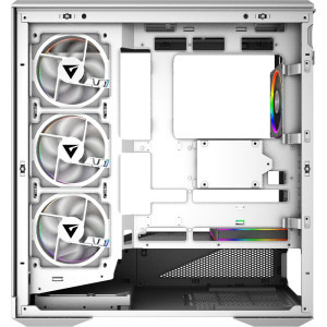 Gaming GREUCEANU Legendar Plus Alb, AMD Ryzen 7 9850X3D 4.7GHz, 32GB DDR5, 1TB SSD, RTX 5070 Ti 16GB GDDR7, Iluminare RGB