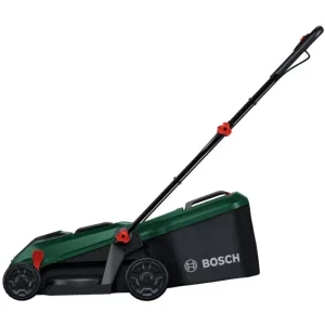 Bosch Masina de tuns iarba cu acumulator ROTAK18V-32, 18 V, latime taiere 33 cm, inaltime taiere 25-65 mm, 5 trepte de taiere, sac colector 35 L