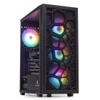 PC Gaming ZMEU Max NO RAM Edition (fara memorie RAM DDR5), Intel i5-14400F 2.5GHz, 1TB SSD, RTX 5050 8GB GDDR6, Iluminare RGB