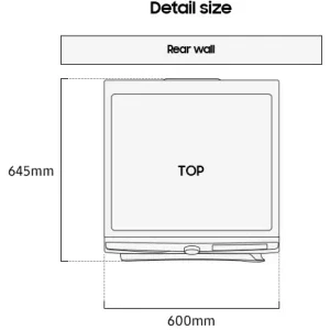 Samsung WD10HG6U34BEU4, Spalare 10 kg, Uscare 6 kg, 1400 RPM, Clasa A, Digital Inverter, AI EcoBubble, AI Energy, Hygiene Steam, SmartThings, Alb